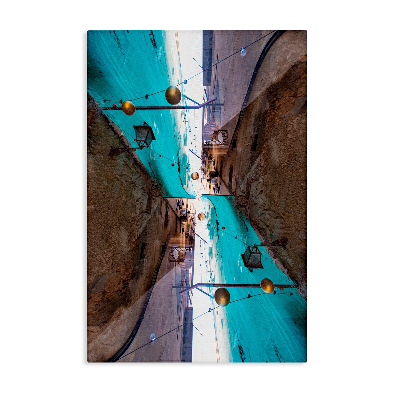 Stupell Industries Urban Surrealist Perspective Canvas, design by Robin Vandenabeele